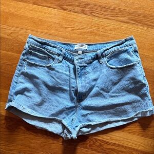 Abercrombie & Fitch Light Blue Denim Cutoff Shorts